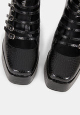 Scythera Multi Buckle Platform Heels US 8