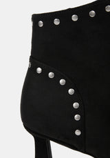 Morvella Pointed Studded Boots US 8