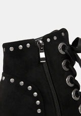 Morvella Pointed Studded Boots US 8