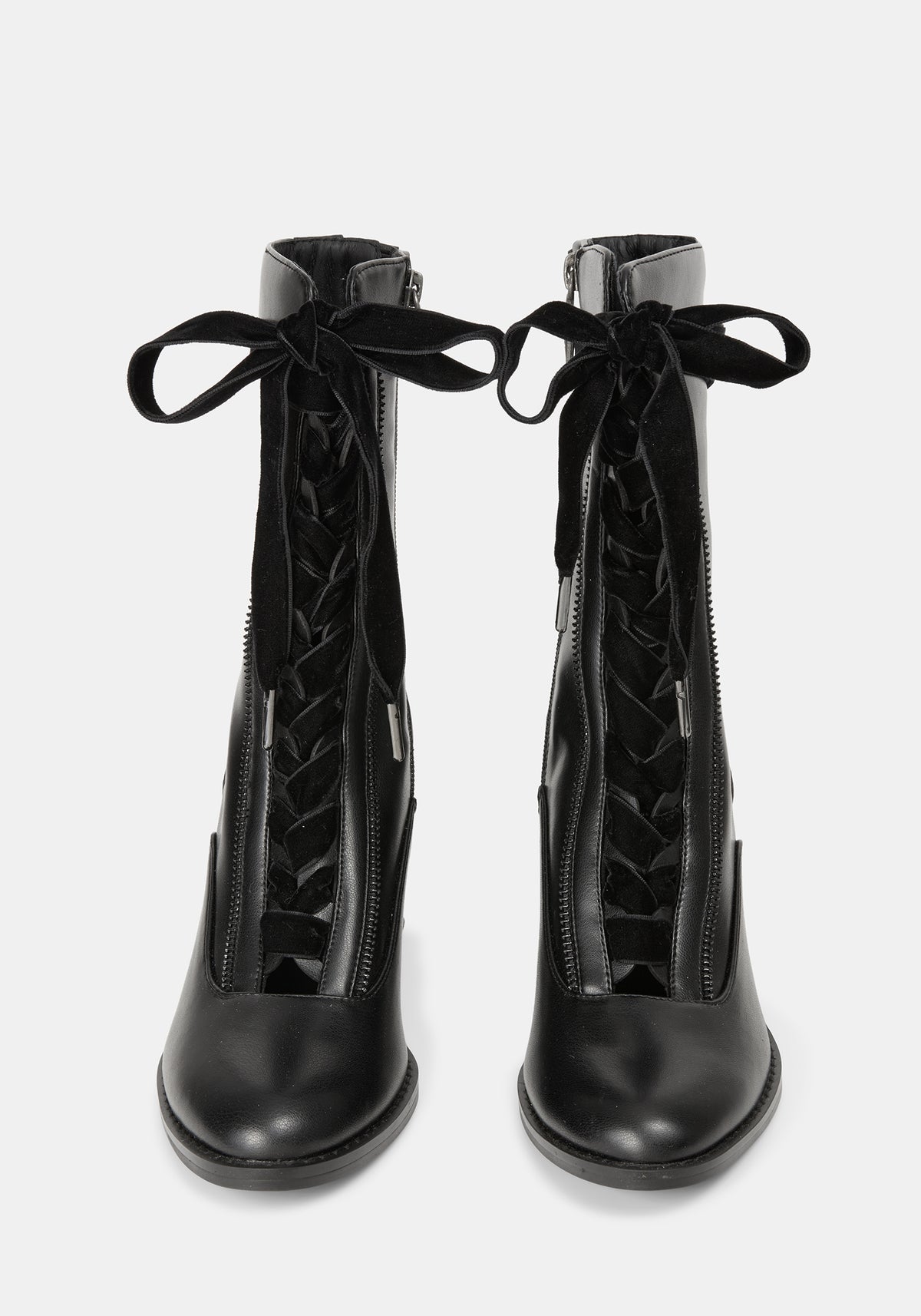 Lileena Heeled Lace Up Boots US 8