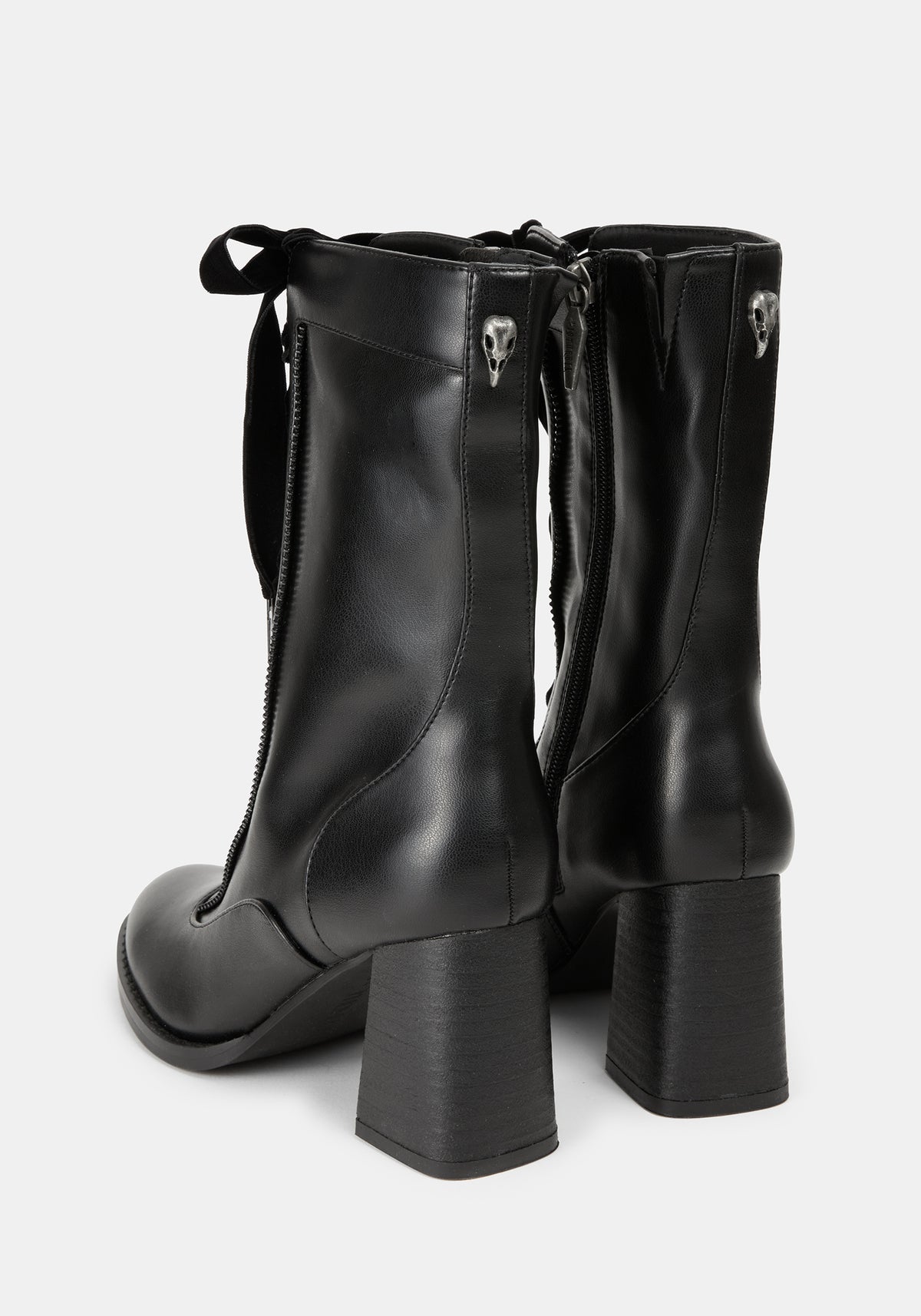 Lileena Heeled Lace Up Boots US 8