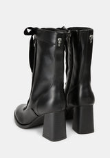 Lileena Heeled Lace Up Boots US 8