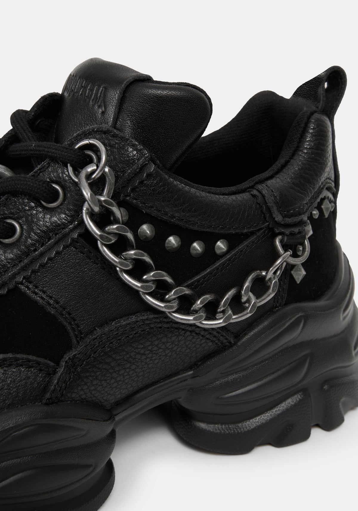 Vornex Studded Leather Trainers
