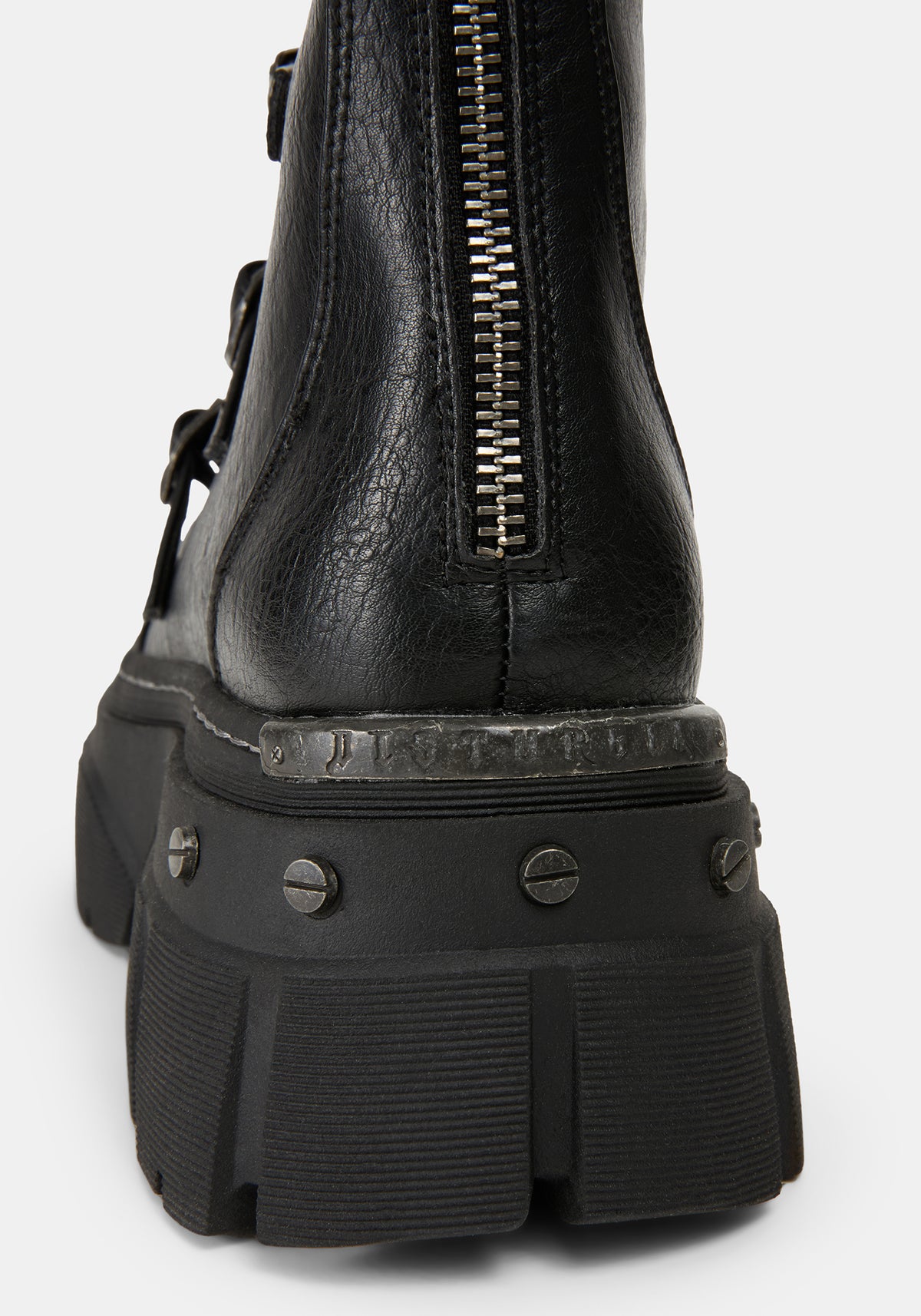 Velmora Tall Multi Buckle Platform Boots