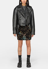 Esmelina Leather Rosamoth Buckle Boots