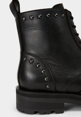 Esmelina Leather Rosamoth Buckle Boots