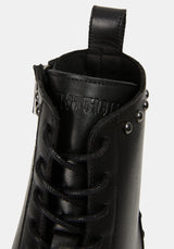 Esmelina Leather Rosamoth Buckle Boots