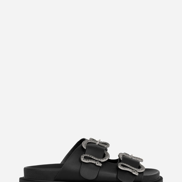 Mamba Snake Buckle Sandals | Disturbia - Shop Women's Gothic