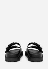 Mamba Snake Buckle Sandals