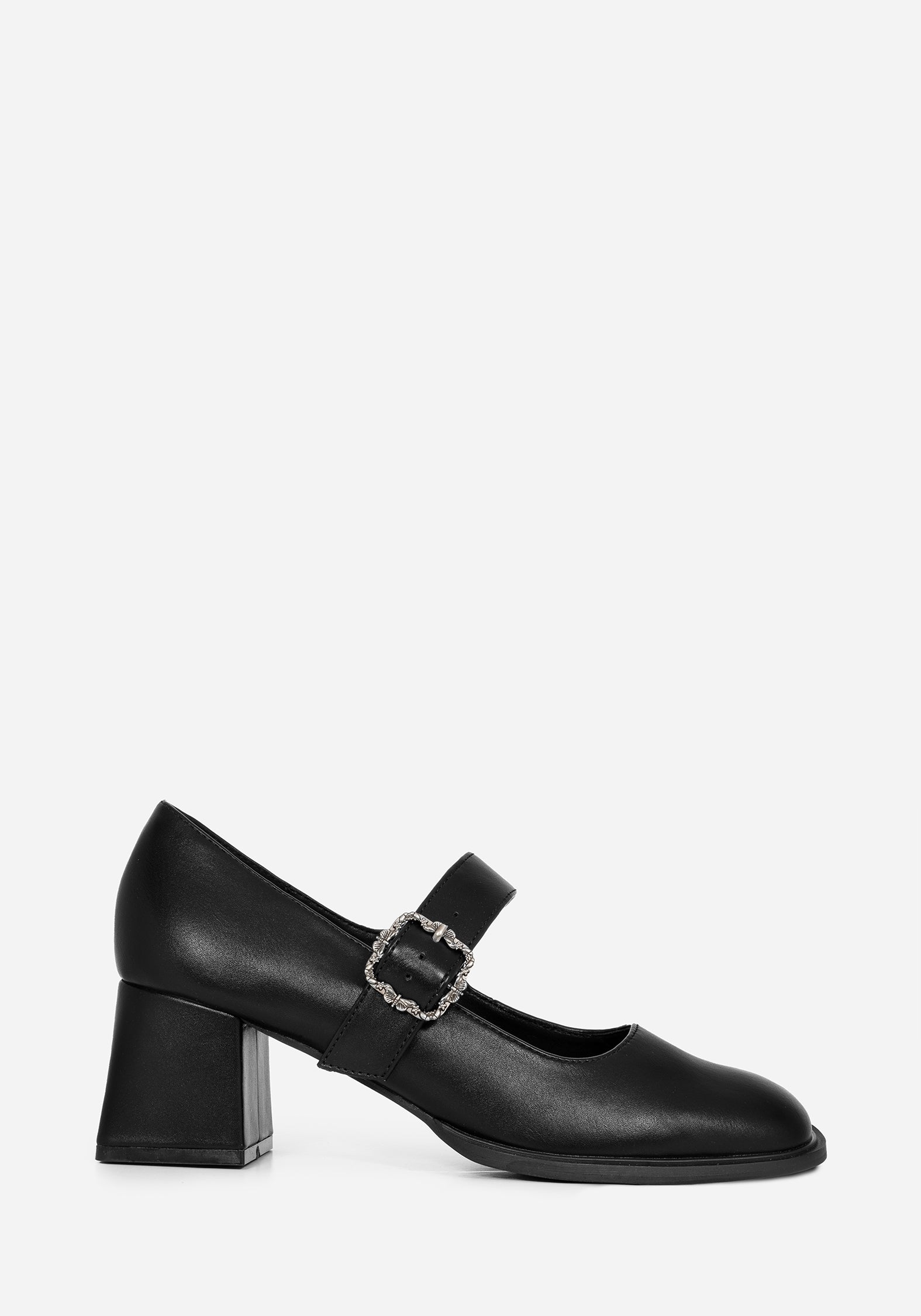 Hina Floral Buckle Mary Jane Shoes