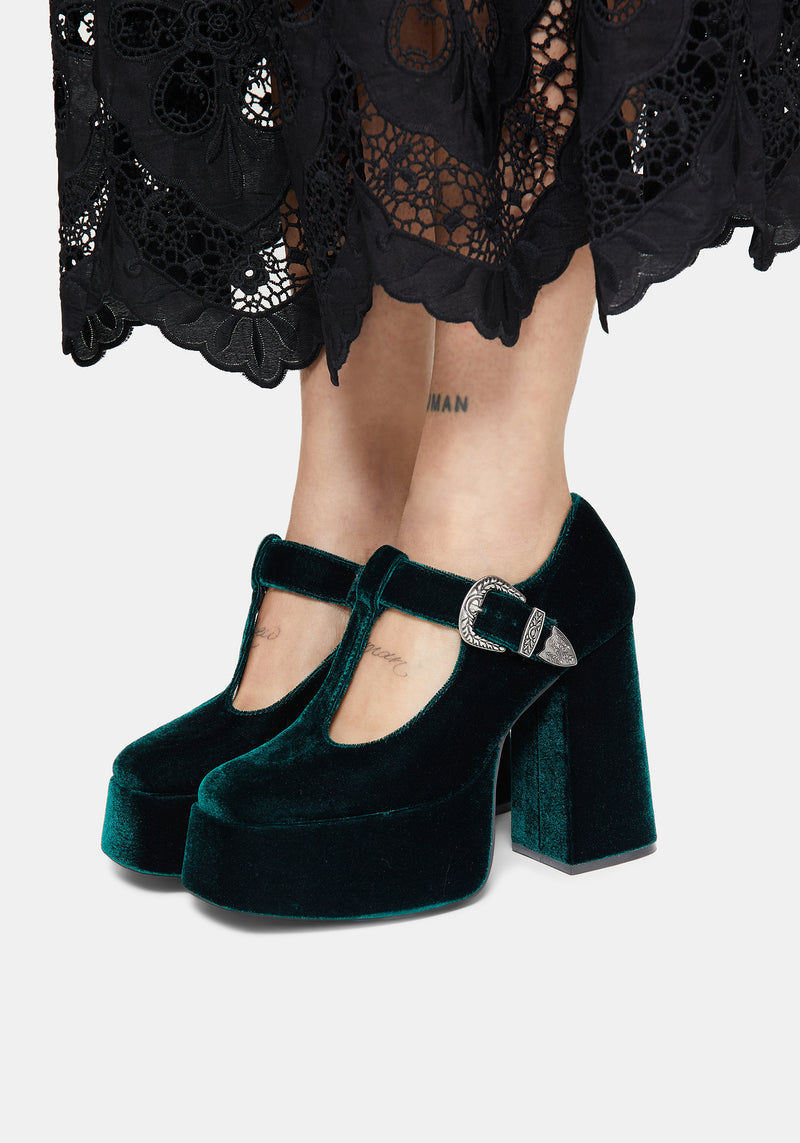 Sybil Velvet Mary Jane