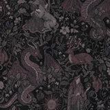 Haunt Medieval Print Chiffon Maxi Dress