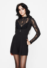 Grace Zip Front Pinafore Playsuit