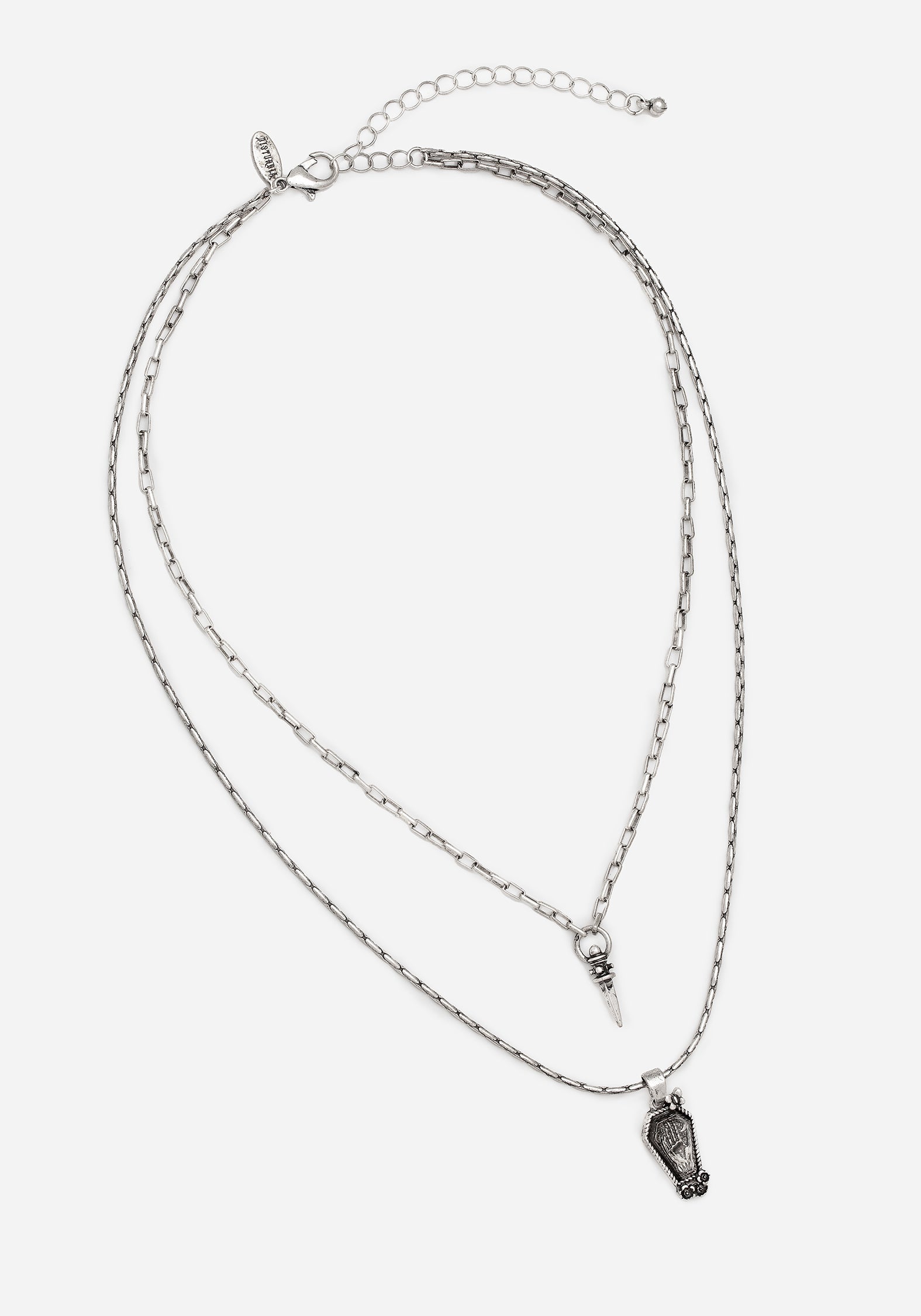 Arbor Coffin Pendant Necklace
