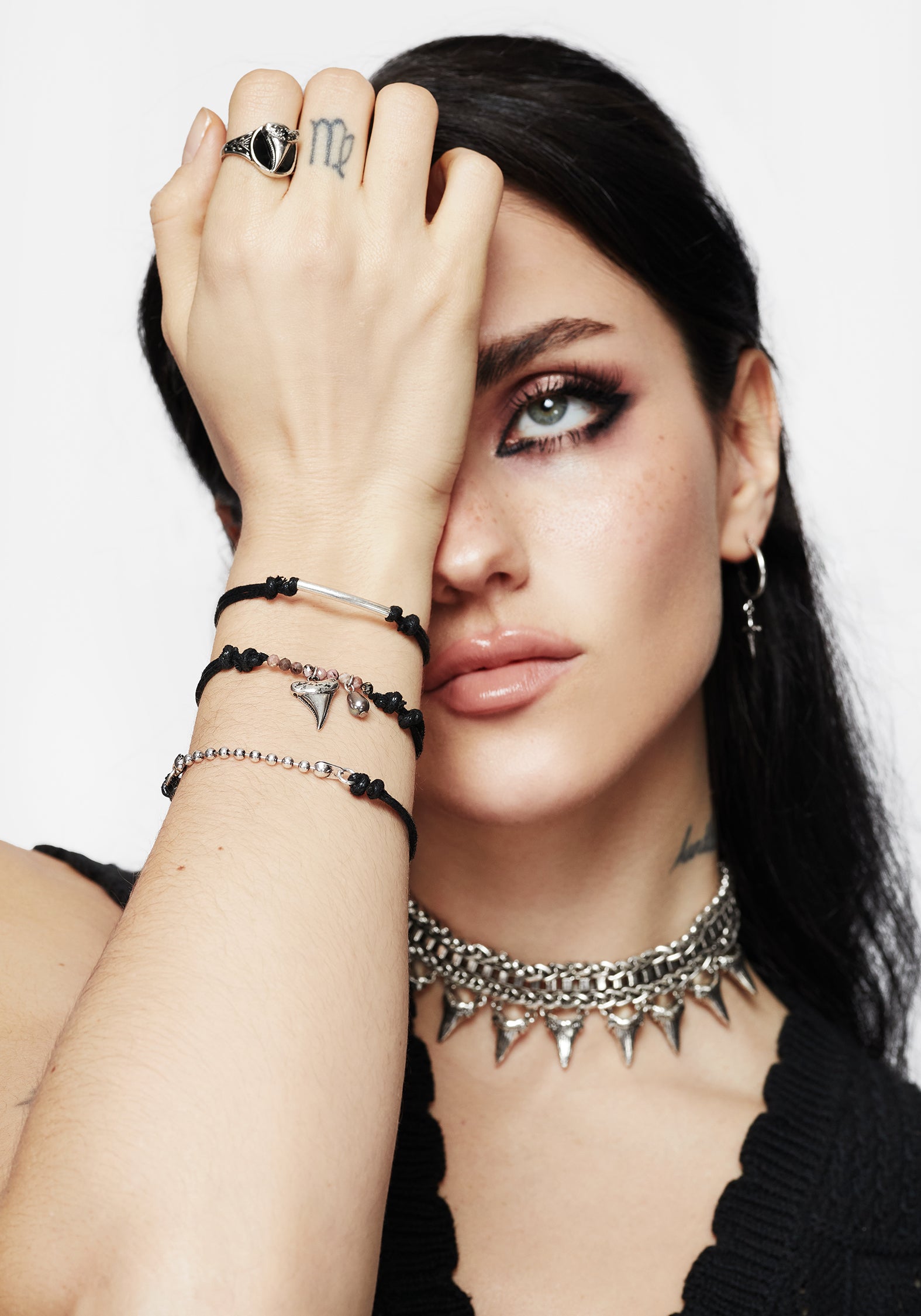 Shark Tooth Rope Bracelet Set | Disturbia - Shop Women's Gothic ...