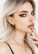 Alderwood Fern Hoop Earrings