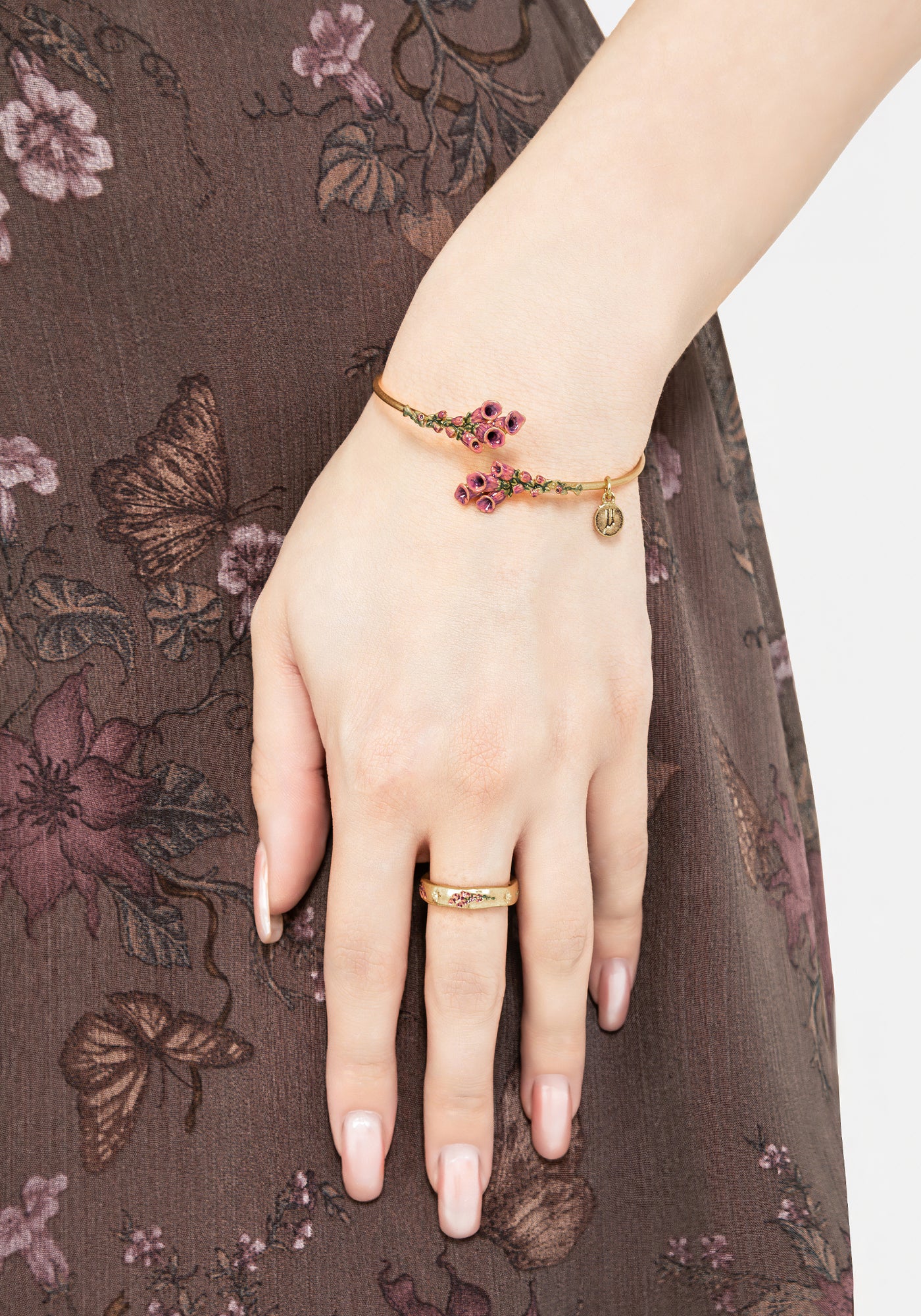 Hermia Foxglove Bangle | Disturbia - Shop Women's Gothic