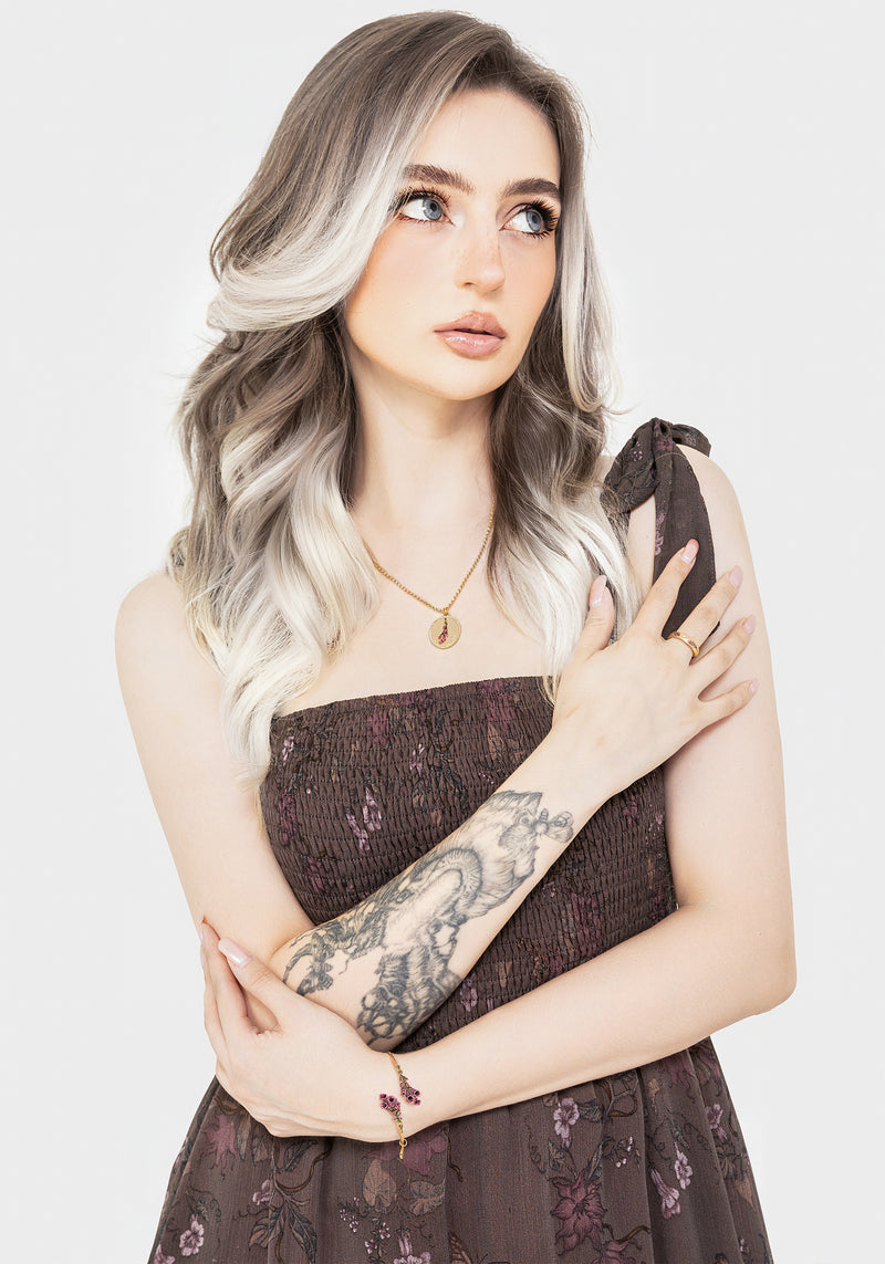 Hermia Foxglove Necklace