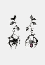 Rosethorn Widow Drop Earrings