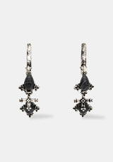 Crucentia Charm Hoops