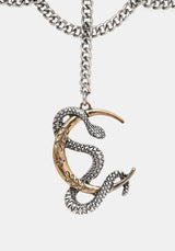 Selendra Snake & Moon Necklace
