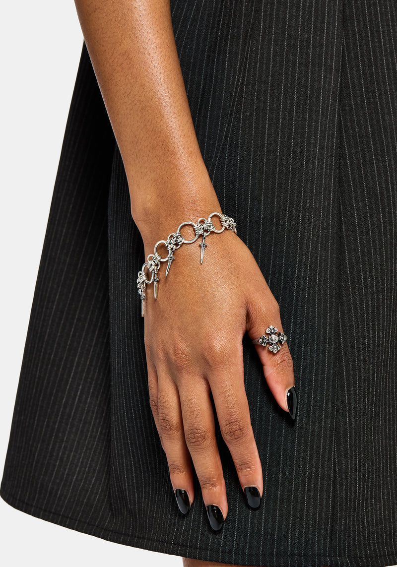 Vanthrax Chainmail Sword Bracelet