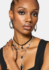 Gothique Stone Drop Earrings