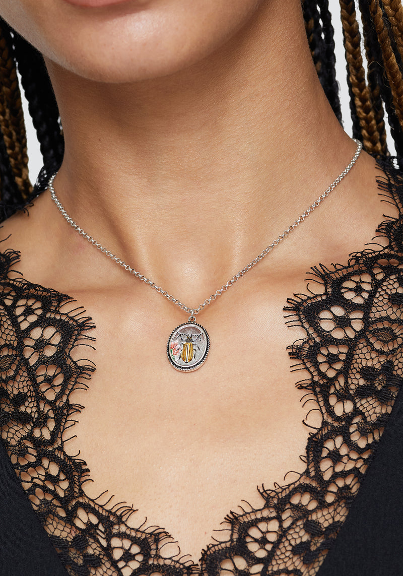 Sessile Bug Necklace - Silver