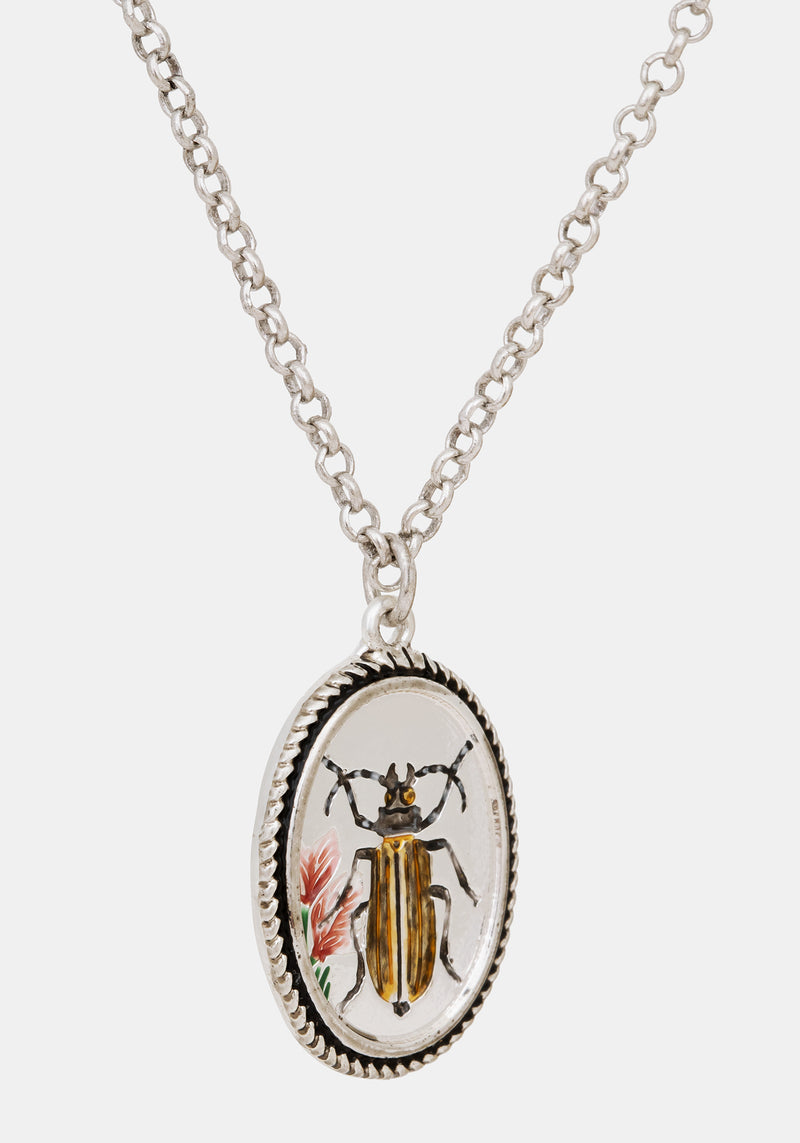 Sessile Bug Necklace - Silver