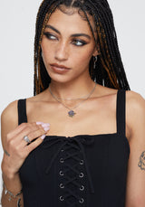 Rosea Rose Charm Necklace