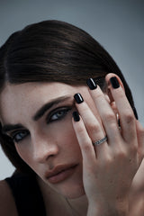 Amorata Lovers Sterling Silver Band - Women's