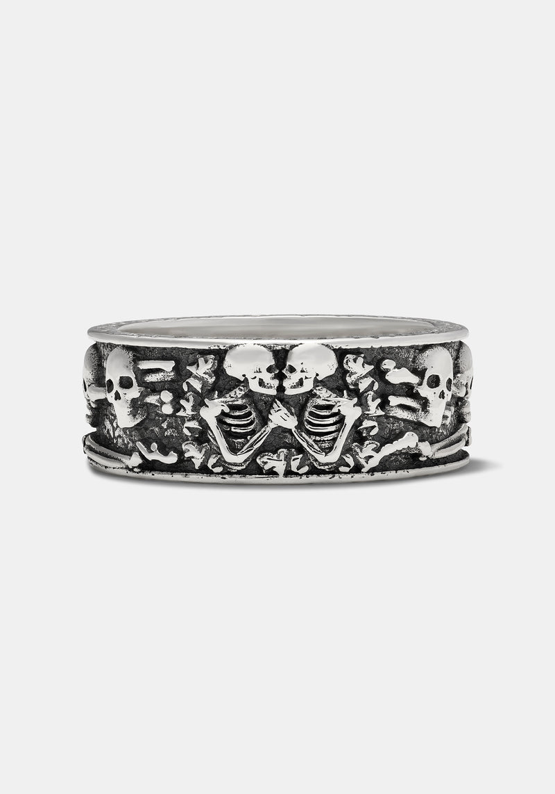 Amorata Lovers Sterling Silver Band - Men's