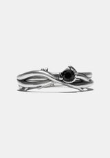Rosethorn Sterling Silver Band - Women's