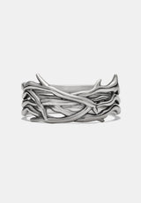 Rosethorn Sterling Silver Band - 9mm