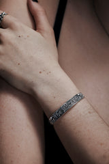 Amorata Lovers Sterling Silver Bangle