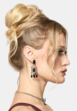 Cathedral Stone Drop Dangle Earrings