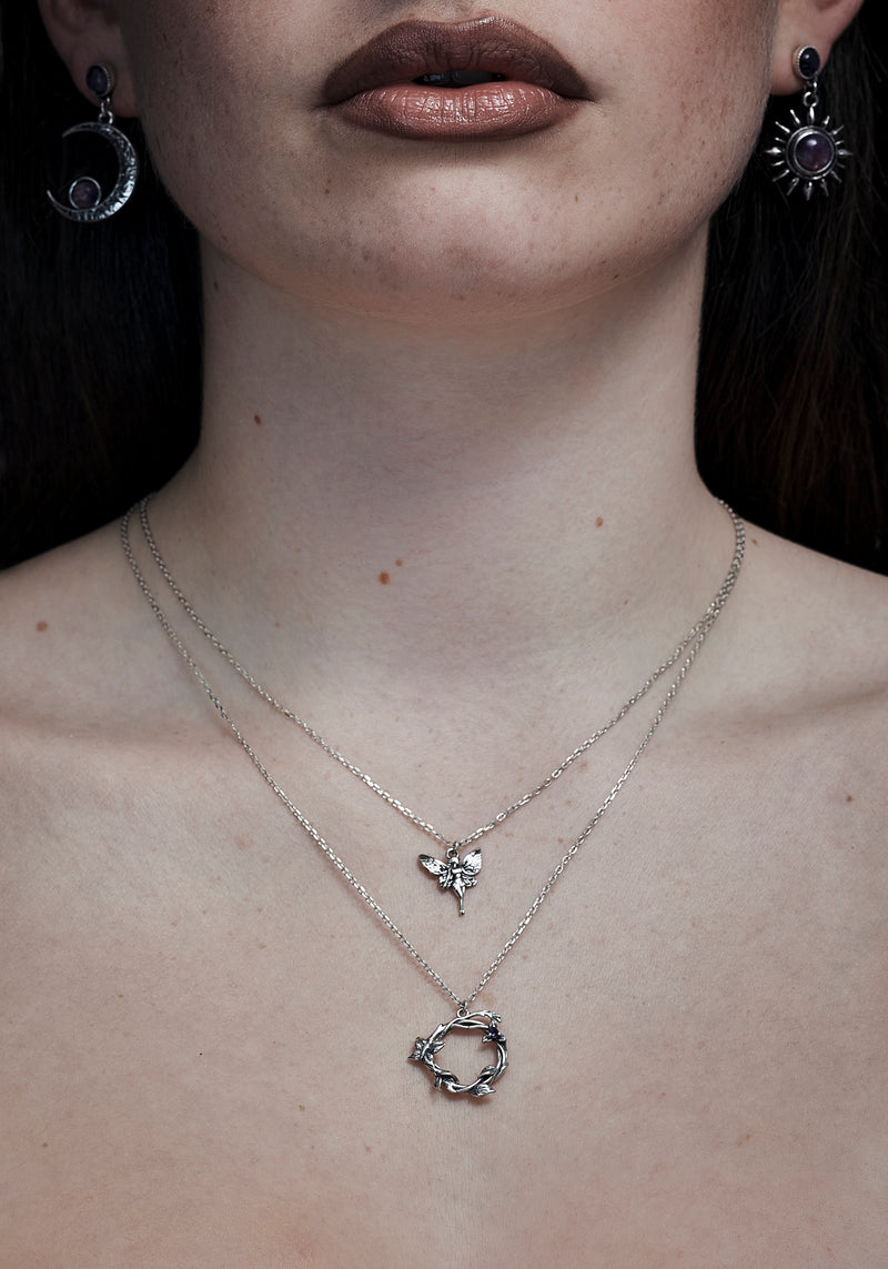 Maypole Sterling Silver Fairy Necklace