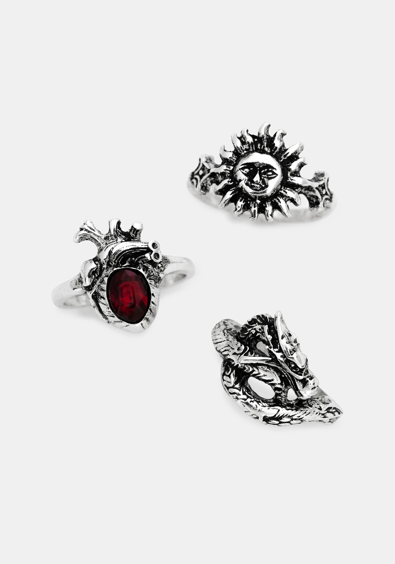 Corium Anatomical Chain Rings Set of 3 – Disturbia