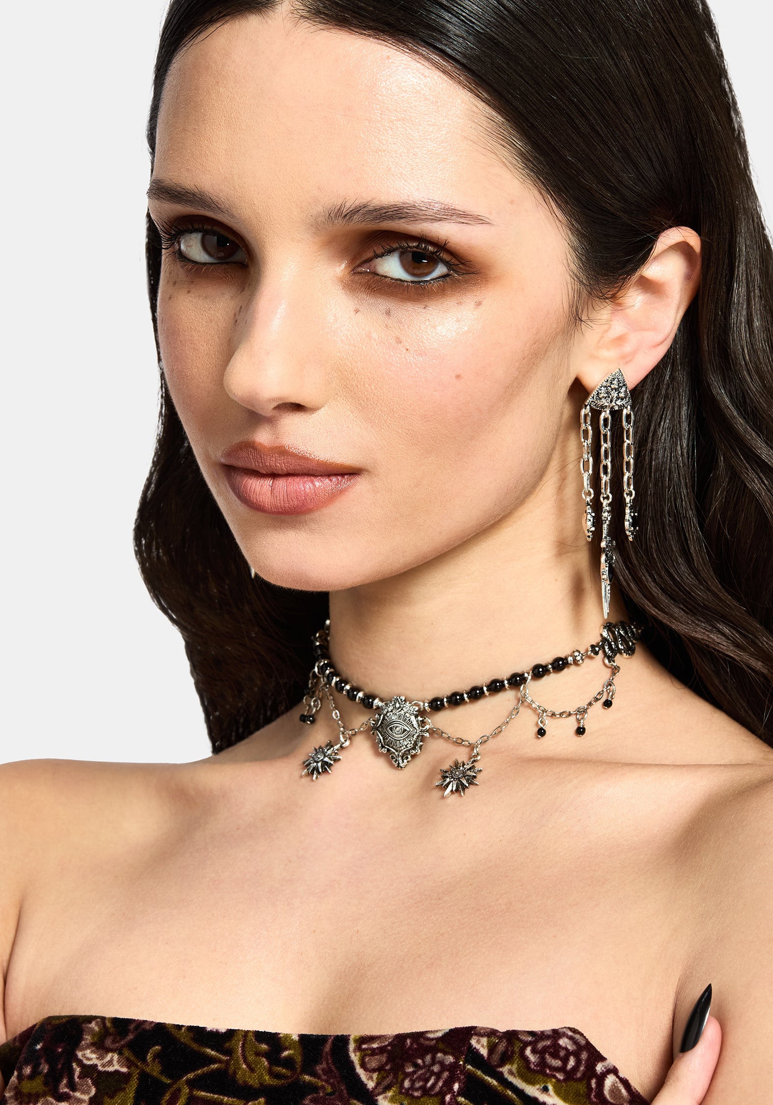 Gorthe Bead Snake Eye Choker