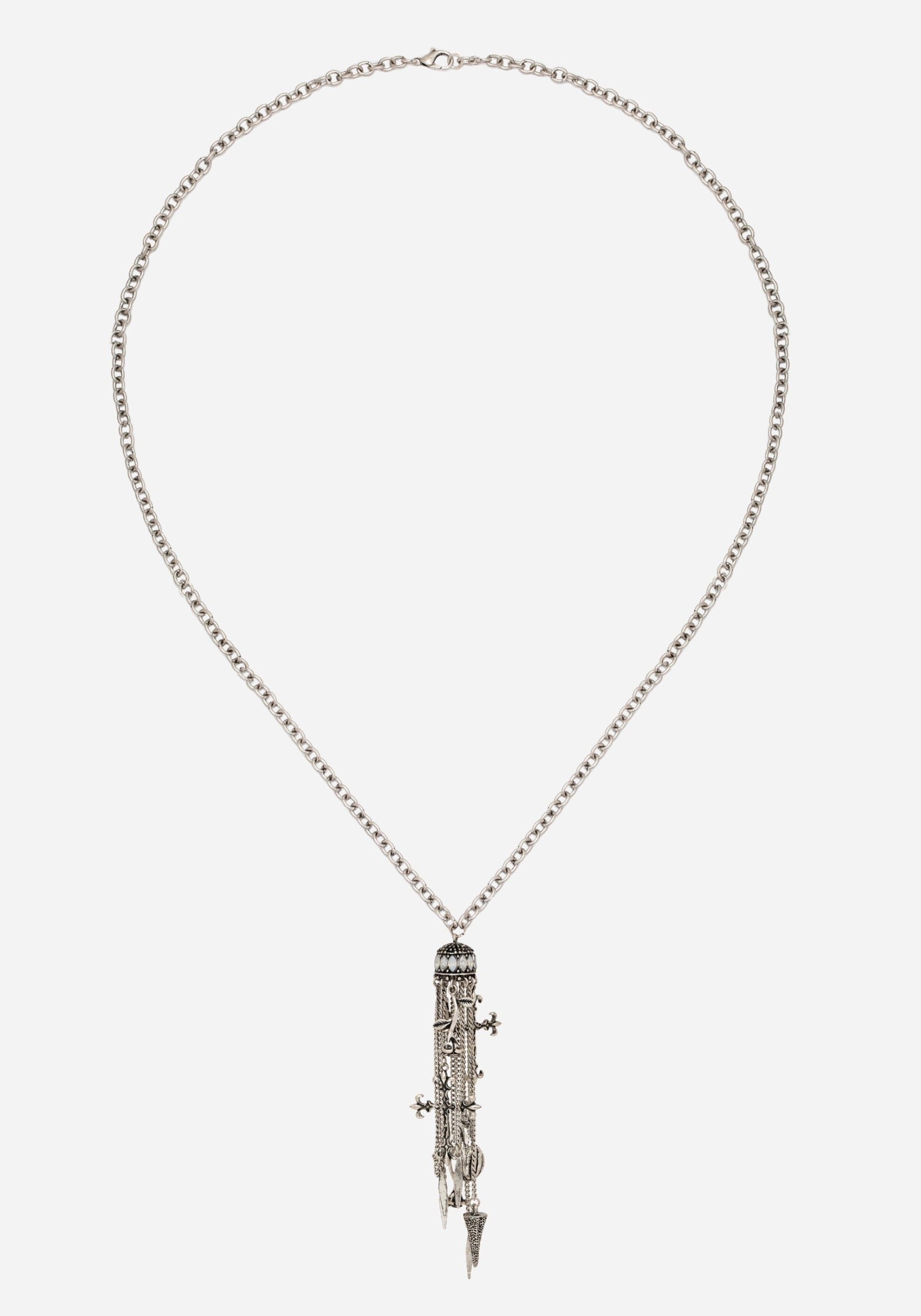 Flaren Charm Drop Necklace