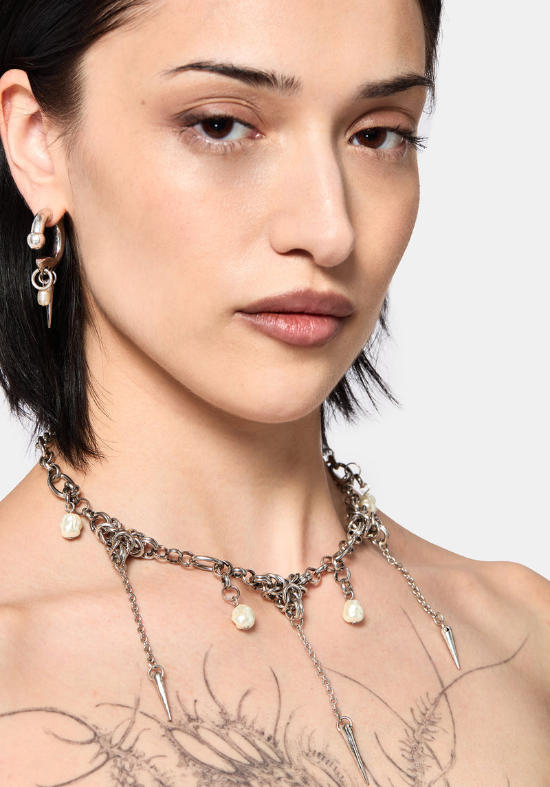 Gloryx Spike Chain Choker – Disturbia