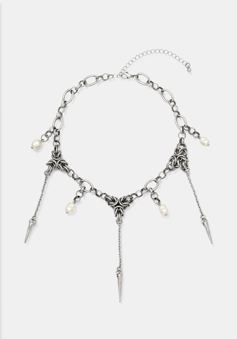 Gloryx Spike Chain Choker – Disturbia