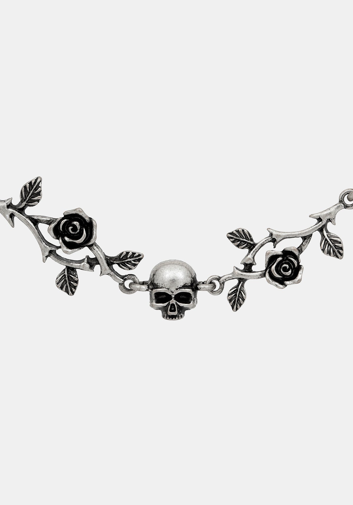 Sezora Rose Skull Choker