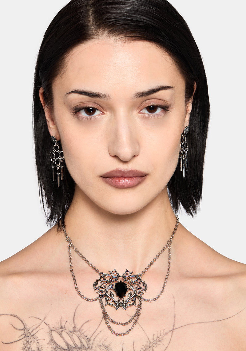 Draxo Layered Chain Necklace – Disturbia