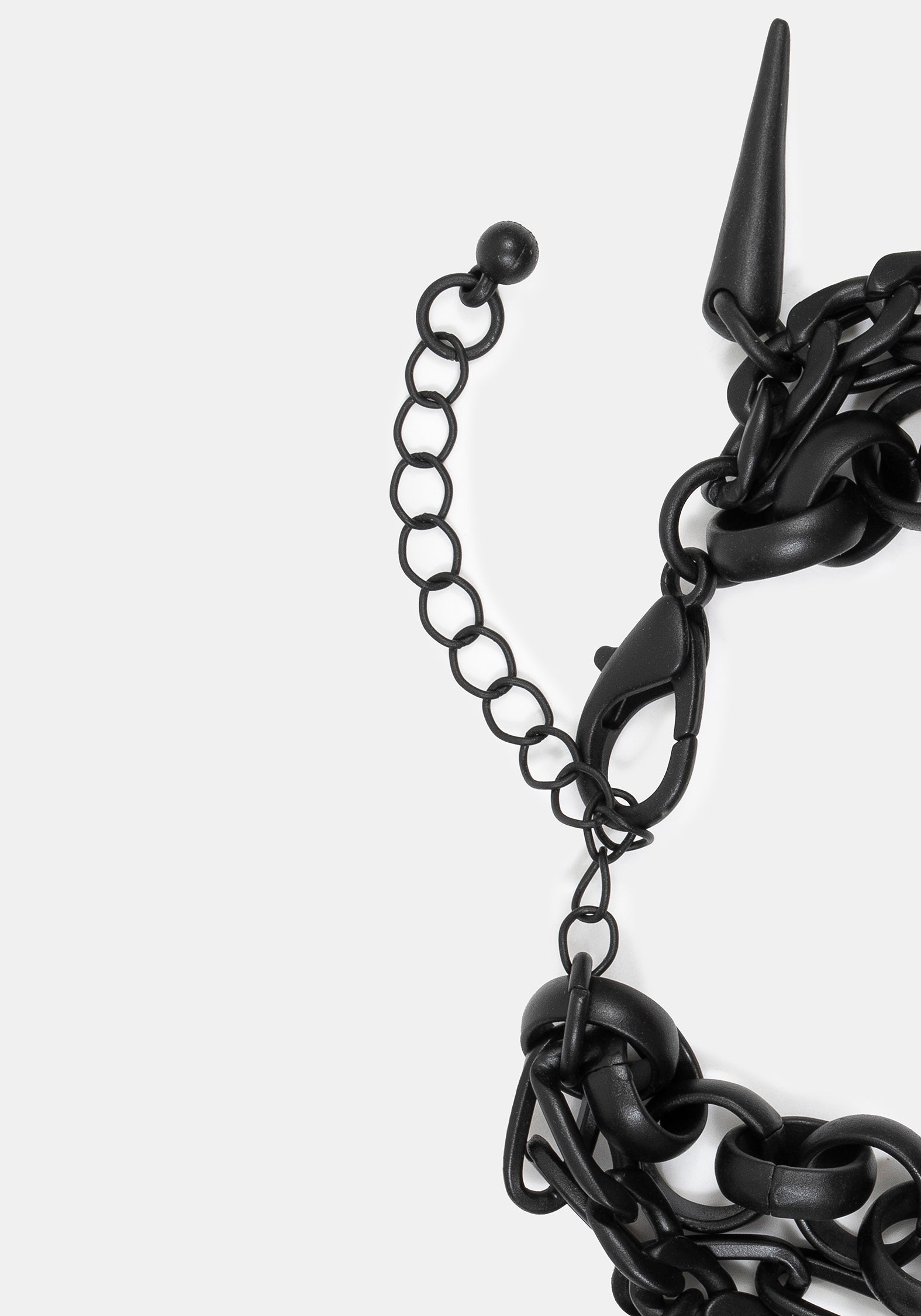 Chorx Layered Jet Chain Bracelet – Disturbia