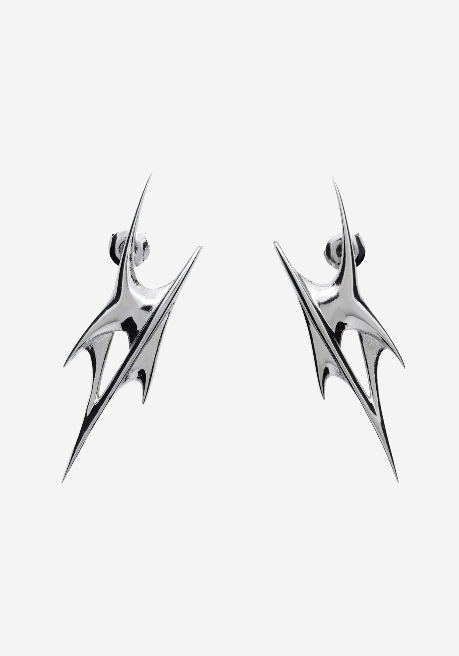 Crixel Spike Stainless Steel Stud Earrings