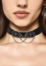 Velma Ribbon Chain Choker