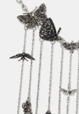 Delissa Butterfly Drop Necklace