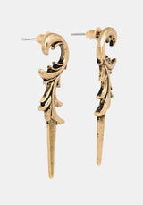 Torune Ornate Dagger Earrings