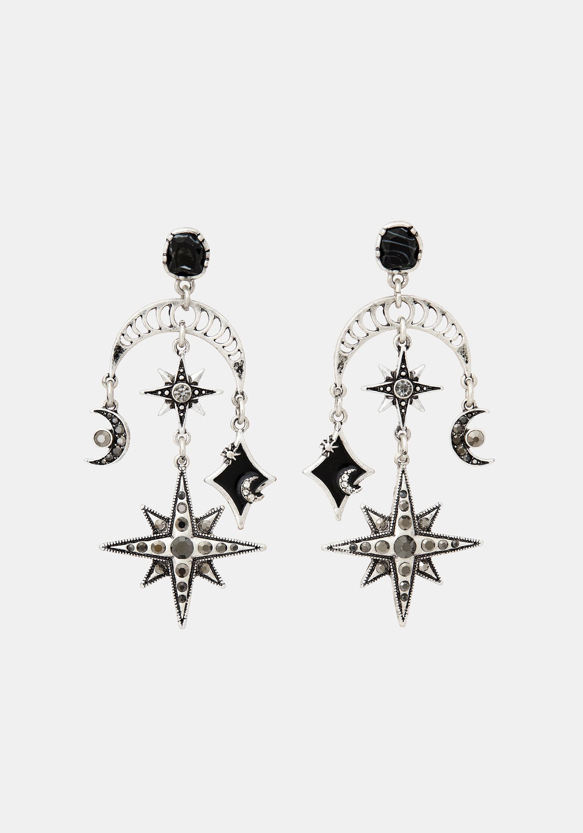Flamini Celestial Drop Earrings